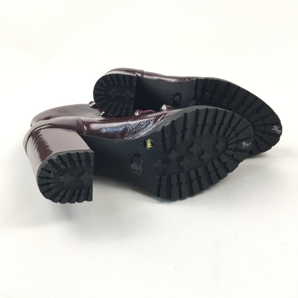 New Gianni Bini Burgundy Patent Leather Boot - Picture 5 of 5